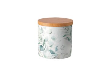 AMB.17417165 Eucalyptus All Over porcelán konyhai tároló 10x10cm
