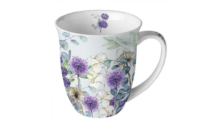 AMB.18417475 Lunaria Green porcelánbögre 0