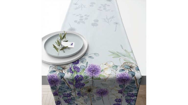 AMB.16617475 Lunaria Green asztali futó 40x150cm