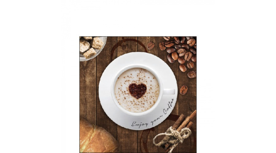 AMB.12517340 Coffee Time papírszalvéta 25x25cm