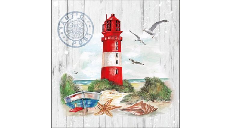 AMB.13317405 Lighthouse papírszalvéta 33x33cm