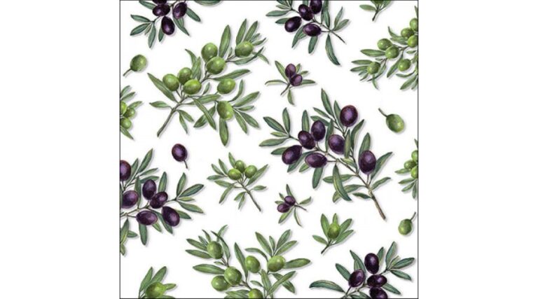 AMB.13317260 Olives All Over papírszalvéta 33x33cm