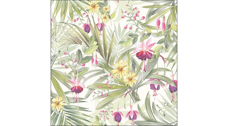AMB.13317235 Exotic Leaves papírszalvéta 33x33cm