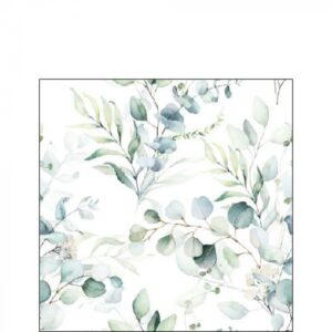 AMB.12517165 Eucalyptus All Over papírszalvéta 25x25cm