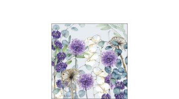 AMB.12517475 Lunaria Green papírszalvéta 25x25cm
