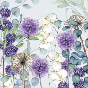 AMB.13317475 Lunaria Green papírszalvéta 33x33cm