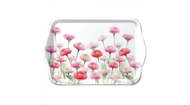 AMB.13717020 Painted Bellis műanyag kistálca 13x21cm