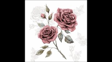 AMB.13316336 Grace vintage papírszalvéta 33x33cm