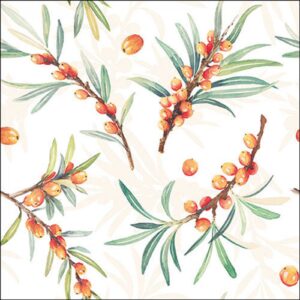 AMB.13317385 Sea buckthorn papírszalvéta 33x33cm