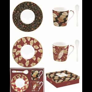 R2S.1474KIMO Porcelán eszpresszócsésze+alj 2 személyes