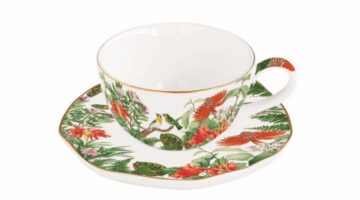 R2S.1588EXCA Porcelán eszpresszócsésze+alj 120ml