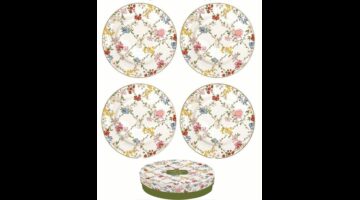 R2S.924GADR Porcelán desszerttányérszett 4db-os