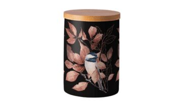 AMB.17517790 Lovely chickadee black porcelán konyhai tároló 13