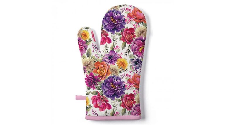 AMB.16417450 Anne white edényfogó kesztyű 18x30cm