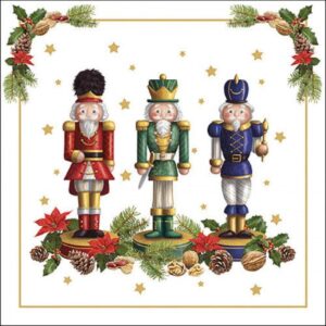 AMB.33318090 Bearded nutcracker papírszalvéta 33x33cm