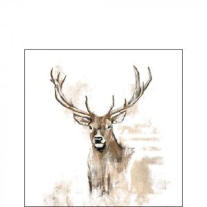 AMB.12517875 Antlers papírszalvéta 25x25cm