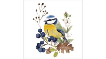 PPD.C133002275 Oiseau en Nature papírszalvéta 33x33cm