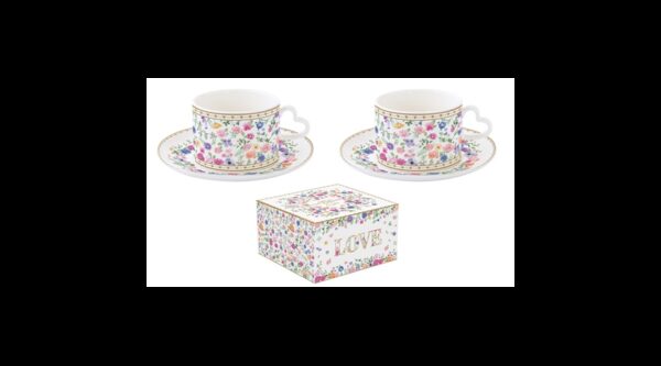 R2S.3106MAMO Porceláncsésze+alj 240ml