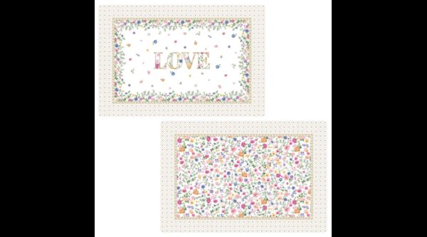 R2S.320MAMO Műanyag tányéralátét kétoldalas 45x30cm