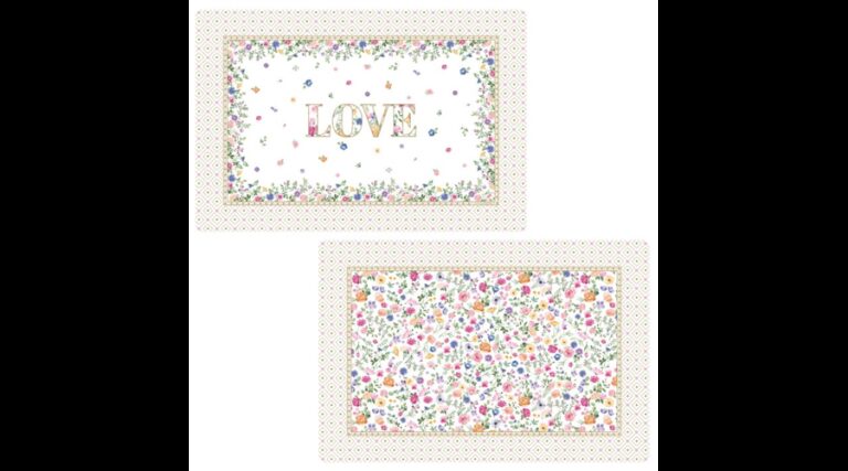 R2S.320MAMO Műanyag tányéralátét kétoldalas 45x30cm