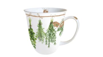 AMB.18416285 Fresh Herbs porcelánbögre 0