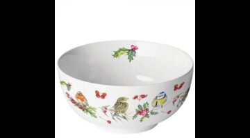 AMB.34819955 Birds in Winter porcelántál 6