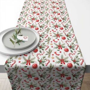 AMB.36620290 Christmas Elements asztali futó 40x150cm