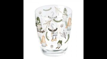 AMB.34320190 Forest gnomes white üvegpohár 0