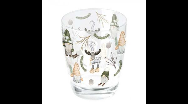 AMB.34320190 Forest gnomes white üvegpohár 0