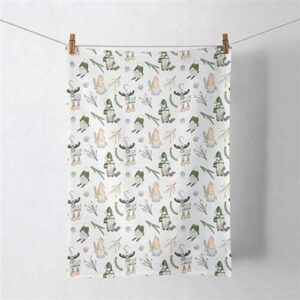 AMB.37820190 Forest gnomes white konyharuha 50x70cm