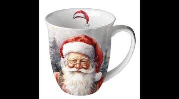 AMB.38419075 Happy Santa porcelánbögre 0