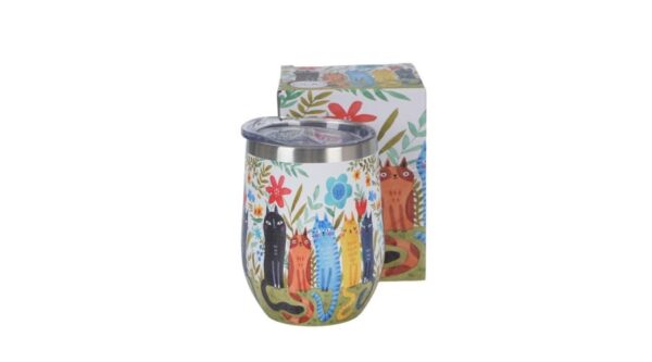 D.G.61086 Rozsdamentes acél hőtartó pohár 330ml