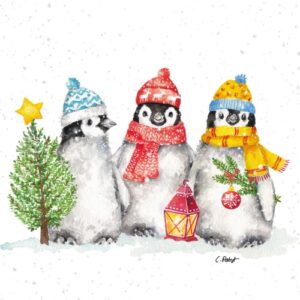 PPD.C333003103 Sacred Penguins papírszalvéta 33x33cm