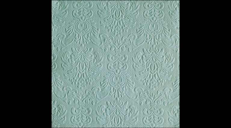 AMB.14018067 Elegance light sage dombornyomott papírszalvéta 40x40cm
