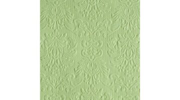 AMB.13307907 Elegance Pale Green dombornyomott papírszalvéta 33x33cm