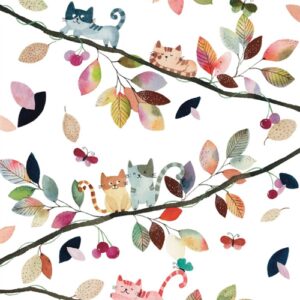 PPD.C133002781 Fall Cats papírszalvéta 33x33cm