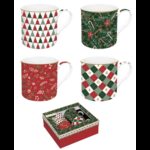 R2S.179FACH Porcelán bögreszett 4 db-os