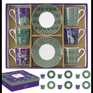 R2S.126IMPP Porcelán eszpresszócsésze+alj 6 személyes