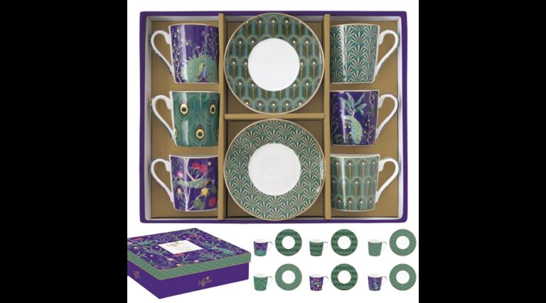 R2S.126IMPP Porcelán eszpresszócsésze+alj 6 személyes