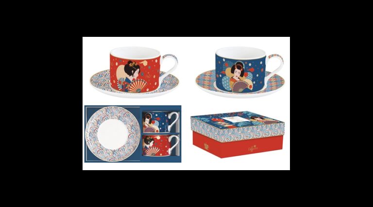 R2S.132TOKY Porceláncsésze+alj 240ml