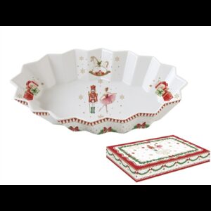 R2S.1048MNOE Porcelán ováltálca 27x17x4