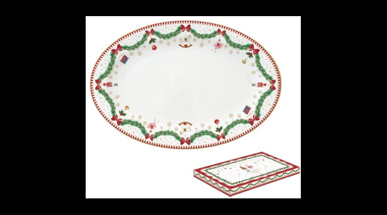 R2S.1116MNOE Porcelán ováltálca 35x23