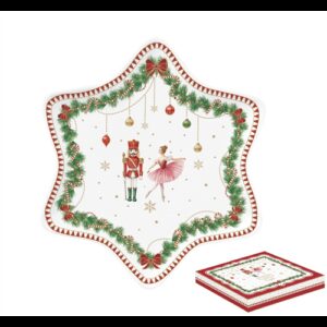 R2S.1484MNOE Porcelán csillagtálca 22