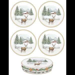R2S.924WHIF Porcelán desszerttányérszett 4db-os
