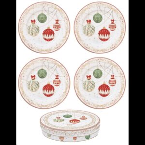 R2S.1100CEVE Porcelán desszerttányérszett 4db-os