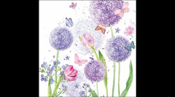 AMB.13319325 Flower beauty papírszalvéta 33x33cm