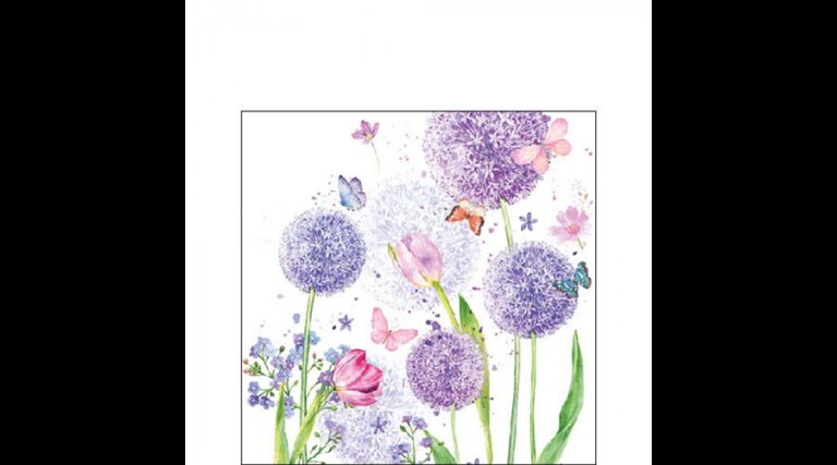 AMB.12519325 Flower beauty papírszalvéta 25x25cm