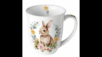 AMB.28419755 Cute Easter rabbit porcelánbögre 0