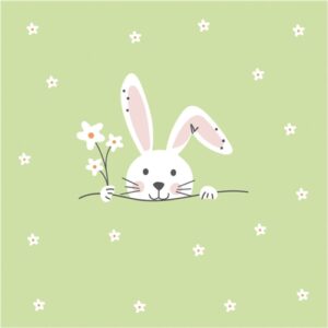 PPD.C233002946 Hello Easter green papírszalvéta 33x33cm