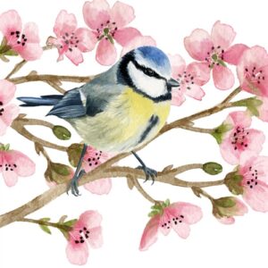 PPD.C133002995 Oiseau Printemps papírszalvéta 33x33cm